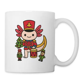 Axolotl Noël Toy Soldier - Mug blanc - blanc - Droite