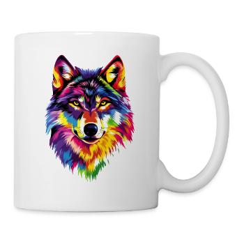 Wolf Love Wolves Wolf Pack Wolfhound Wild Wolf - Mug - white - Right