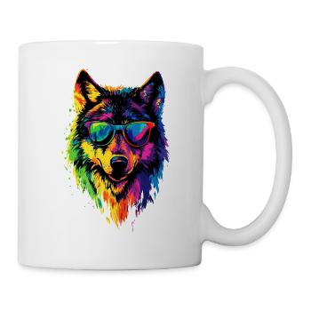 Wolf Love Wolves Wolf Pack Wolfhound Wild Wolf - Mug - white - Right