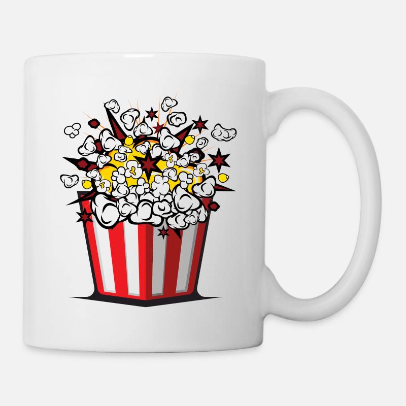 Popcorn Carnaval Halloween Pop Corn - Mug blanc - blanc