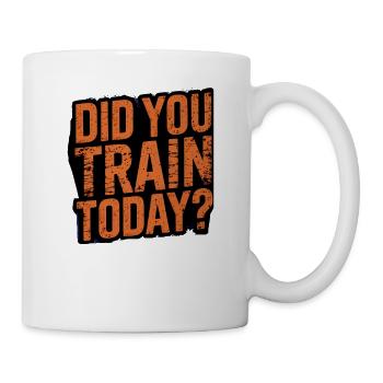 Motivational Fitness Quote, Workout Training  - Mug - white - Right