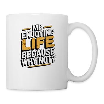Motivational Life Quote Design - Mug - white - Right