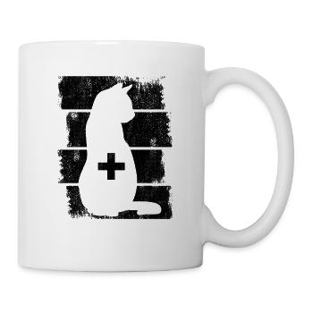 Veterinarian Cat - Mug - white - Right