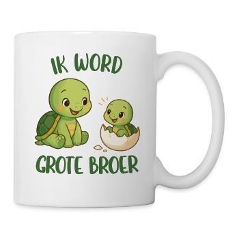 Big Brother, I'm going to be big brother, turtle - Mug - white - Right