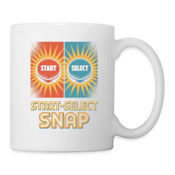 Accueil Sélectionner Snap Pop Culture Rétro Jeu vidéo - Mug blanc - blanc - Droite