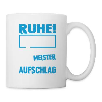 Volleyball Trainer Geschenke Volleyballspieler - Tasse - Weiß - Rechts