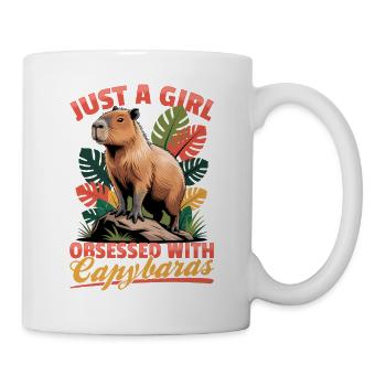 Drôle de Capybara - Mug blanc - blanc - Droite