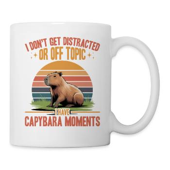 Drôle de Capybara - Mug blanc - blanc - Droite