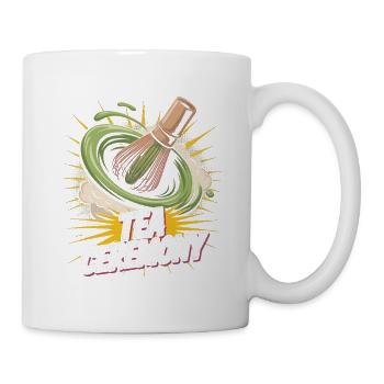 Cérémonie du thé Culture pop Esthétique japonaise - Mug blanc - blanc - Droite