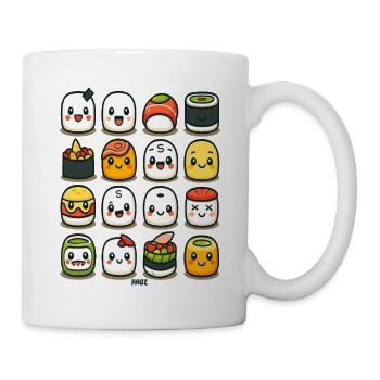 Kawaii Sushi Figures - Mug - white - Right