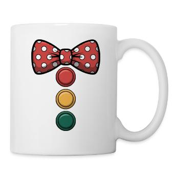 Funny Clown Costume Cartoon - Tasse - Weiß - Rechts