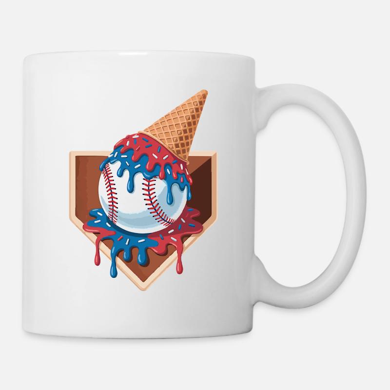 Baseball Player Humor Baseball - Tasse - Weiß