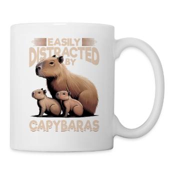 Funny aesthetic Kawaii Capybara - Tasse - Weiß - Rechts