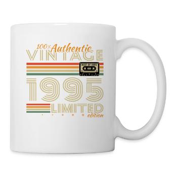 1995 Vintage Rétro Cadeau D'anniversaire - Mug blanc - blanc - Droite