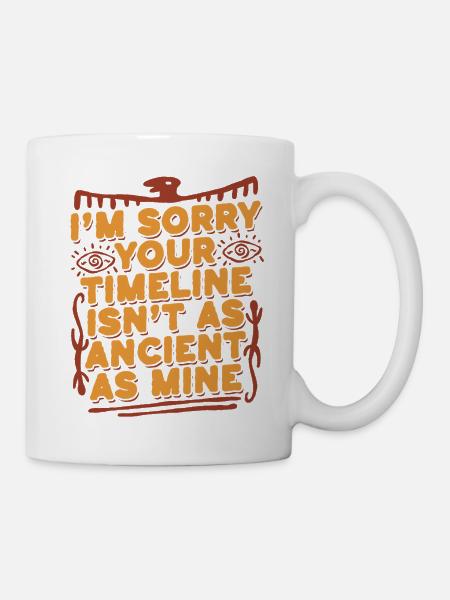 Petroglyphe Petroglyphen Piktogramme - Tasse - Weiß