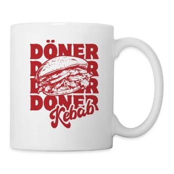 Döner Kebab - Fast Food - Spruch - Mug - white - Right