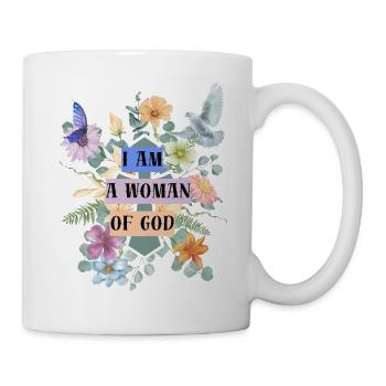 Je suis une femme de Dieu – Foi et grâce - Mug blanc - blanc - Droite