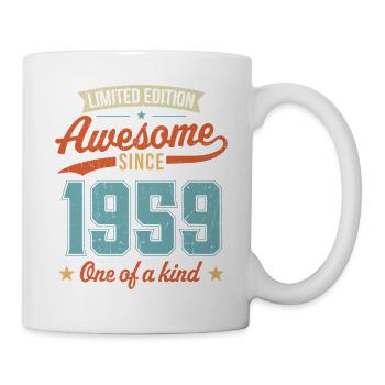 Génial depuis 1959 - Mug blanc - blanc - Droite