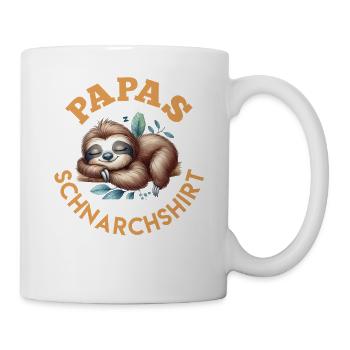 Dad-to-be DADDY'S SNORING SHIRT Funny - Mug - white - Right