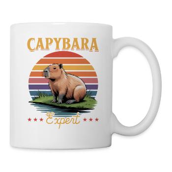 Funny aesthetic Kawaii Capybara - Tasse - Weiß - Rechts
