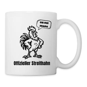 Streithahn - Drama - Mug - white - Right