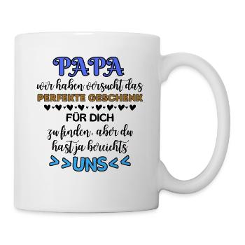 dad humor family love saying father - Mug - white - Right