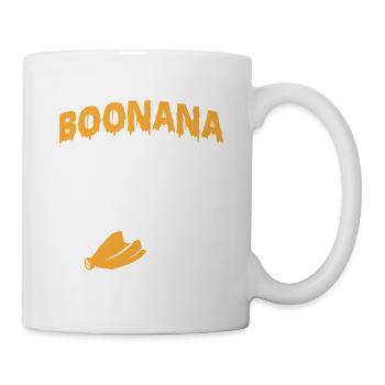 Boonana — Bananengeist Kostüm Punny Halloween - Tasse - Weiß - Rechts