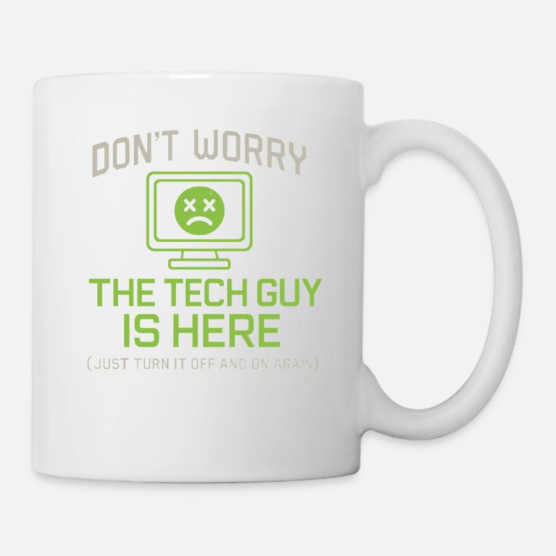 Don't worry, the Tech Guy is here - Mug - white