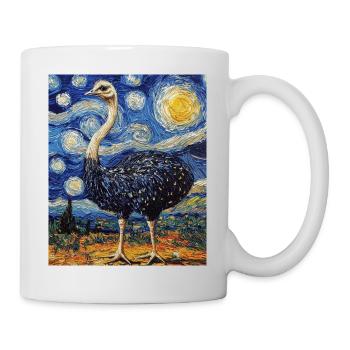 Bouquet Nuit étoilée style Van Gogh - Mug blanc - blanc - Droite