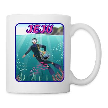 Jeju Haenyeo – Les plongeuses légendaires de Corée - Mug blanc - blanc - Droite