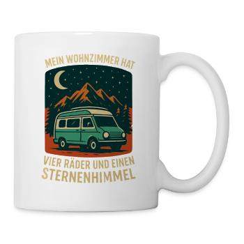 Nature Extérieur Camping-car Ciel étoilé Aventure - Mug blanc - blanc - Droite