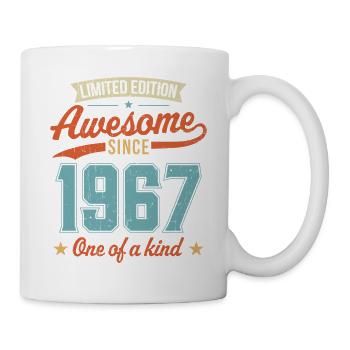 Génial depuis 1967 - Mug blanc - blanc - Droite