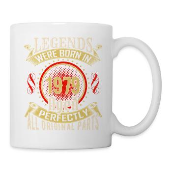 Legenden geboren 1979 Perfekt gealtert - Tasse - Weiß - Rechts