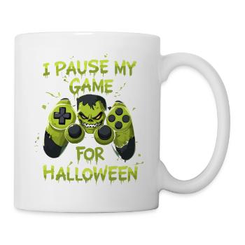 Gamepad Gamer Halloween Zombie Gamer Takes a Break - Mug - white - Right