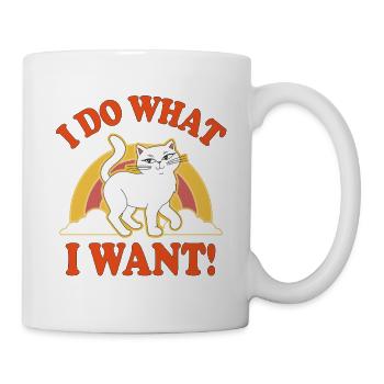 Cat Power I Do What I Want - Mug - white - Right