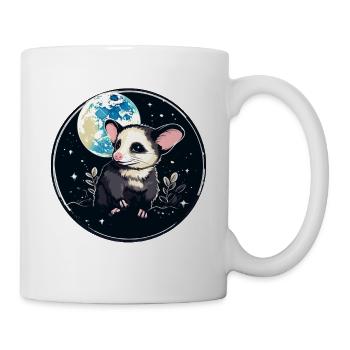 Kosmospossum Mondschein - Tasse - Weiß - Rechts