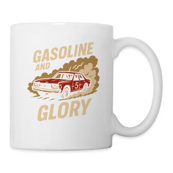 Demolition Derby Fan Pit Crew Crash Driver Fair - Mug - white - Right