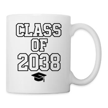 Class of 2038 – Graduation - Mug - white - Right