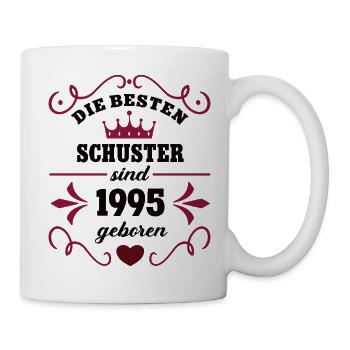 1995 Cordonnier Anniversaire Cordonnier Vintage 95 - Mug blanc - blanc - Droite