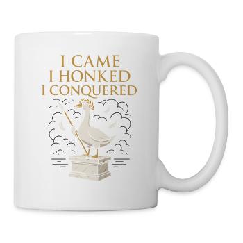 Funny Geese Meme Chaos Honk Certified Silly - Mug - white - Right