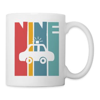 9th Birthday Police - Mug - white - Right