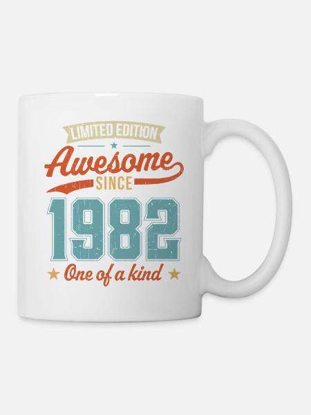 Genial seit 1982 - Tasse - Weiß