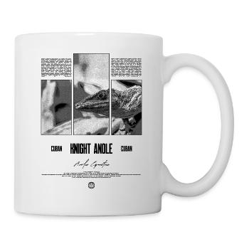 Kubanischer Ritter Anole Eidechse Besitzer Reptilienhalter - Tasse - Weiß - Rechts