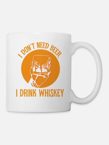 Whiskey Spruch Whiskeytrinker Whiskeyliebhaber - Tasse - Weiß