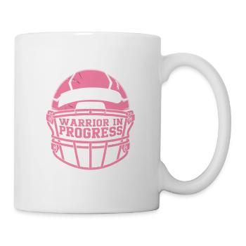 Breast Cancer Awareness Warrior In Progress - Mug - white - Right