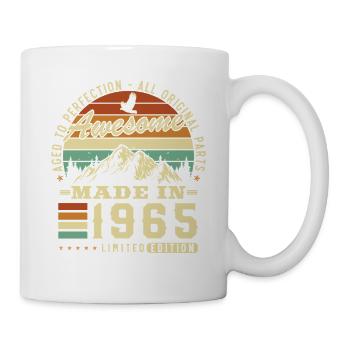 1965 Vintage Rétro Cadeau D'anniversaire - Mug blanc - blanc - Droite