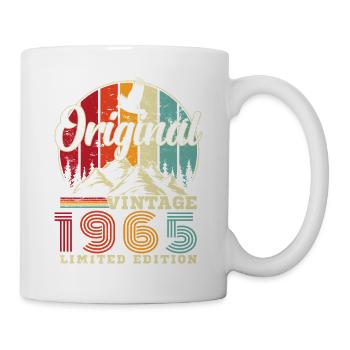 1965 Vintage Rétro Cadeau D'anniversaire - Mug blanc - blanc - Droite