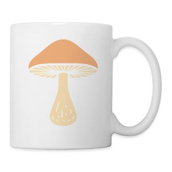 Mushroom Natural Illustration - Mug - white - Right