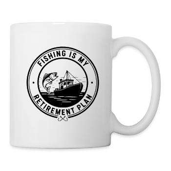 Fishing Retirement Plan Quote - Mug - white - Right
