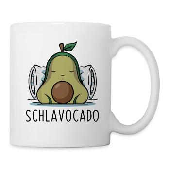 Funny Schlavocado Tired Avocado - Tasse - Weiß - Rechts